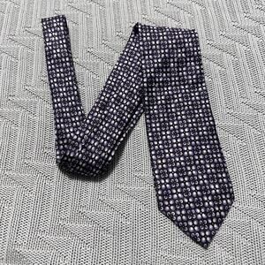 Ermenegildo Zegna purple floral silk tie
